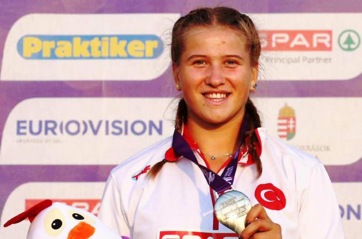 Milli atlet Münevver Hancı Avrupa ikincisi oldu