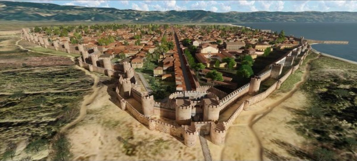 Tarihi İznik kenti 3D animasyon ile canlandırıldı