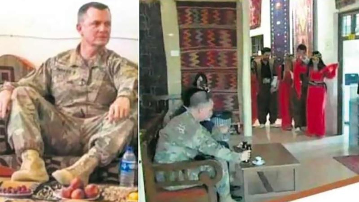 PKK/YPG'liler Amerikalı generali böyle eğlendirdi