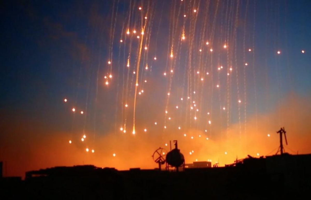 ABD Suriye'de Fosfor Bombası Kullanmaya Başladı