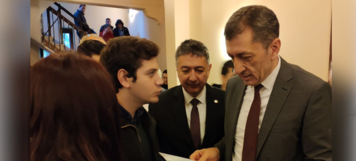 Milli Eğitim Bakanı Ziya Selçuk ile Andımız'ı Görüştük