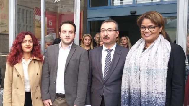 TGB'lilerden Venezuelalı Bakan'a "Yanınızdayız" Mesajı