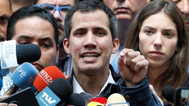 Darbeci Guaido'dan Venezuela'da Yabancı Askeri Müdahaleye Yeşil Işık