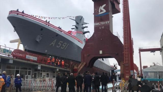 Türkiye'nin İlk İstihbarat Gemisi Sulara Açıldı