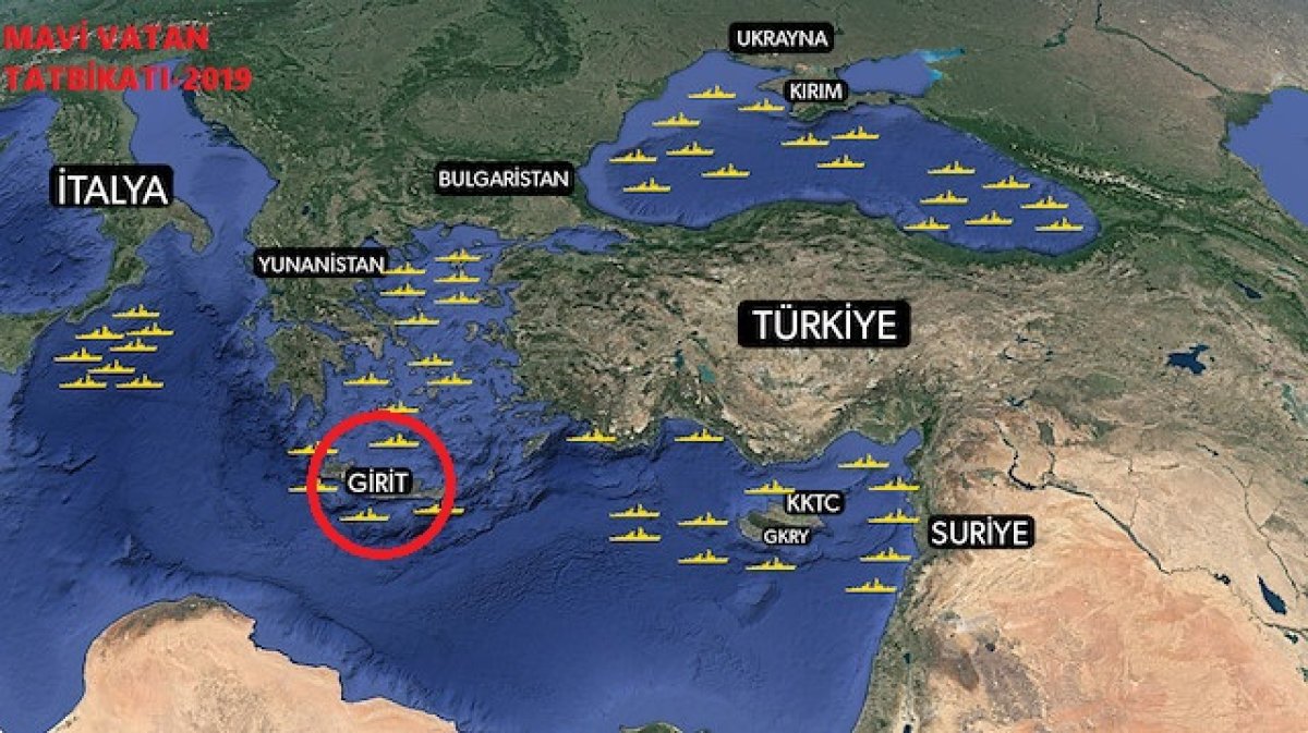 Türkiye Düşmanı İttifak Girit'e Üs Kuruyor