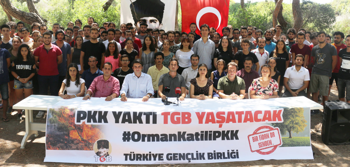 TGB'den Orman Seferberliği: PKK Yaktı TGB Yaşatacak