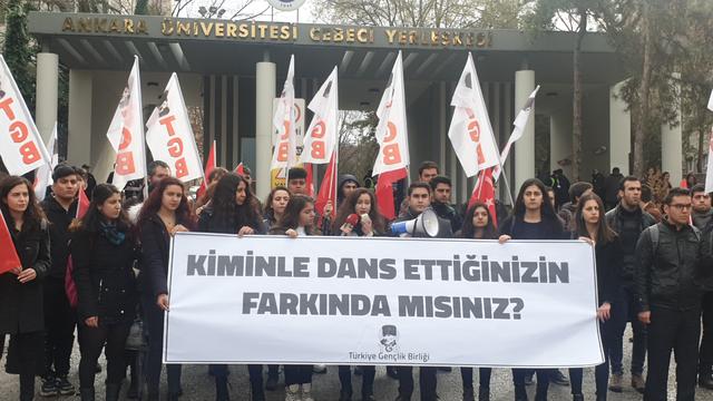 TGB Ankara &Uuml;niversitesi'nde Las Tesis'e İzin Vermedi