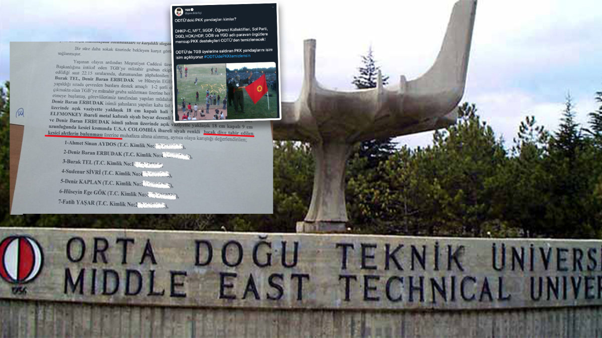 TGB'ye Bıçaklarla Saldıran ODTÜ'deki PKK Yandaşları Kimler?