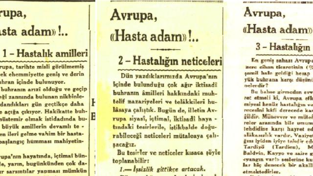 Avrupa ''Hasta Adam''