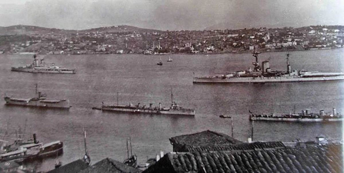 İşgal altındaki İstanbul.