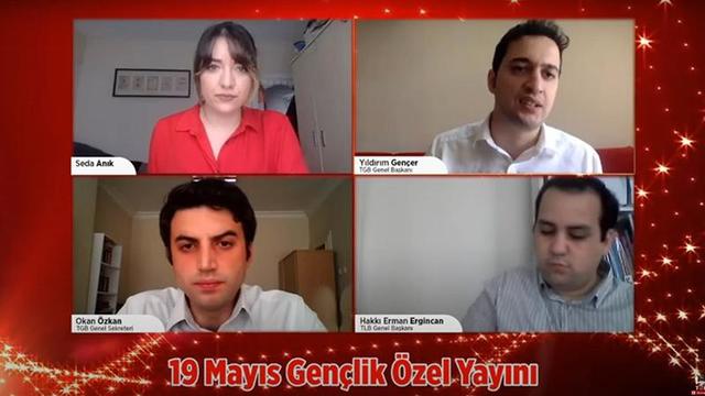 TGB 19 Mayıs Gen&ccedil;lik &Ouml;zel Yayını'nda buluştu