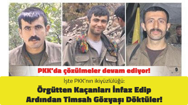 Önce İnfaz Sonra Timsah Gözyaşı!
