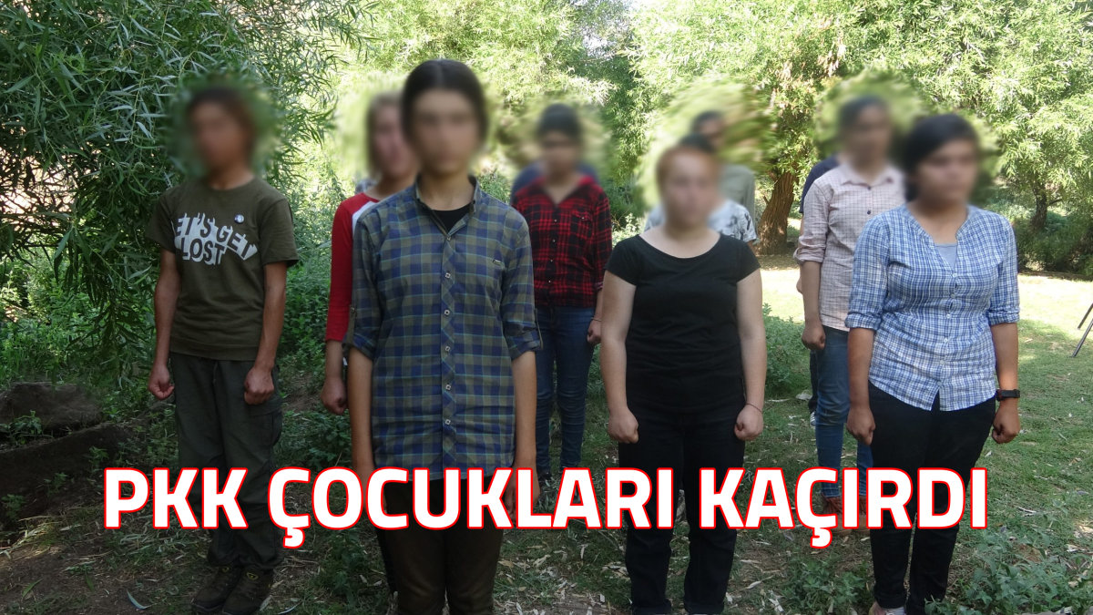 PKK Kaçırdığı Çocukların Fotoğrafını Paylaştı