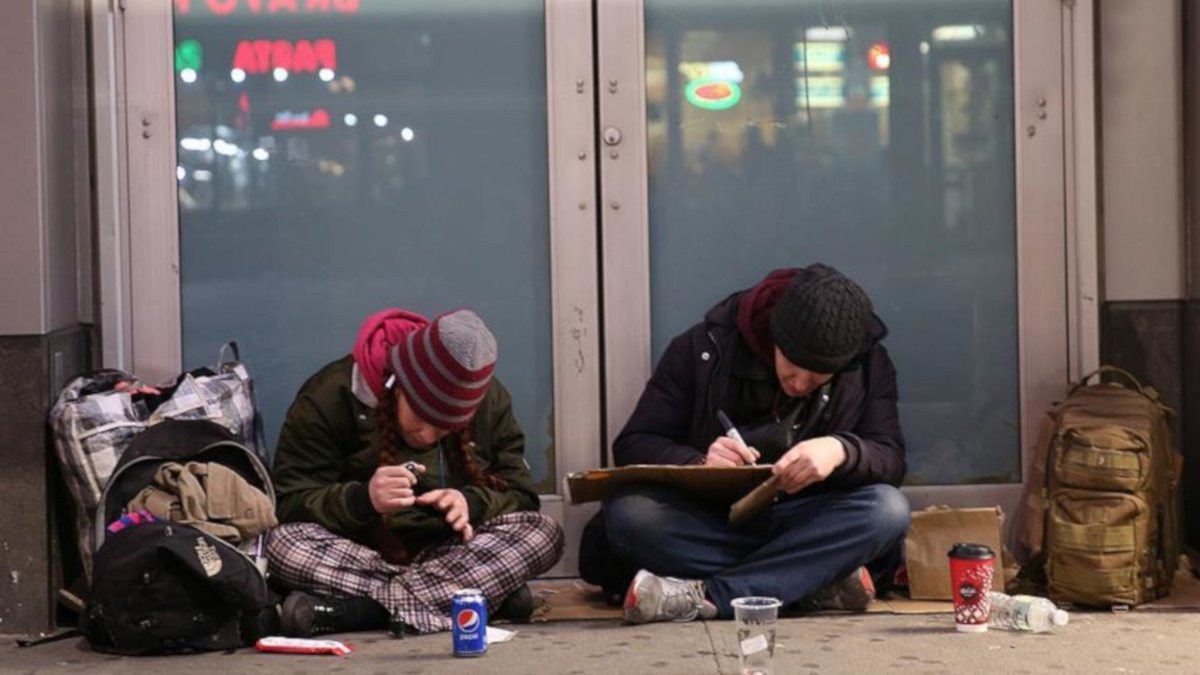 New York'ta 100 binden fazla 'evsiz' öğrenci yaşıyor