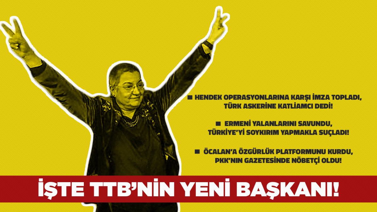 TTB'ye Türkiye Düşmanı Başkan!
