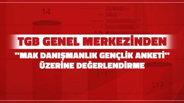TGB'den "MAK Danışmanlık Gençlik Araştırması Anketi" Üzerine Değerlendirme