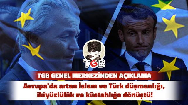 Avrupa'da İslam ve Türk Düşmanlığı İkiyüzlülük ve Küstahlığa Dönüştü