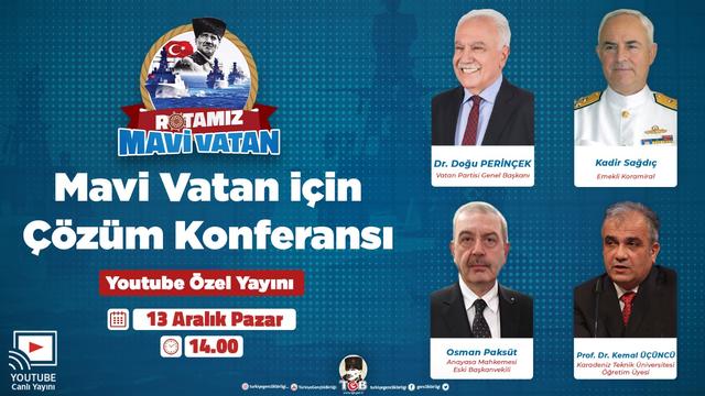 TGB’den “Mavi Vatan İçin Çözüm Konferansı”