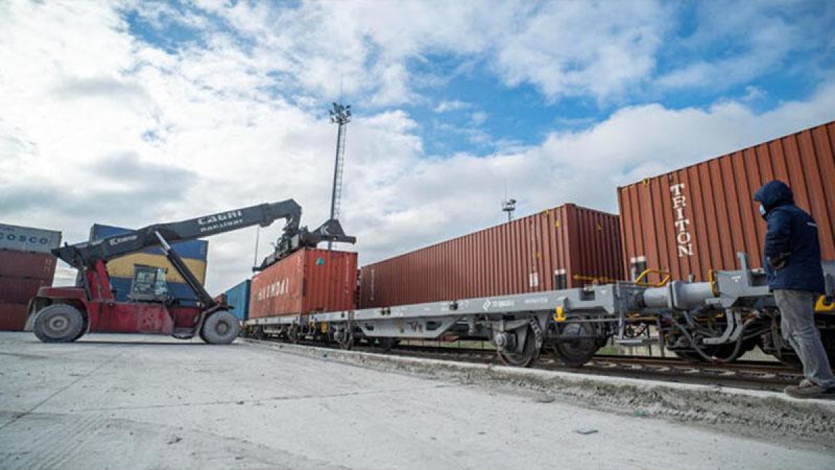 Türkiye'den Çin'e gidecek ikinci ihracat yük treni de yola çıktı