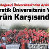Demokratik Üniversitenin Yanında Terörün Karşısındayız