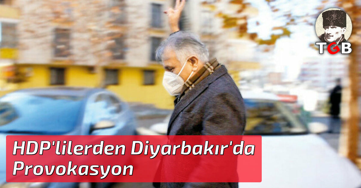 HDP'lilerden Diyarbakır'da Provokasyon