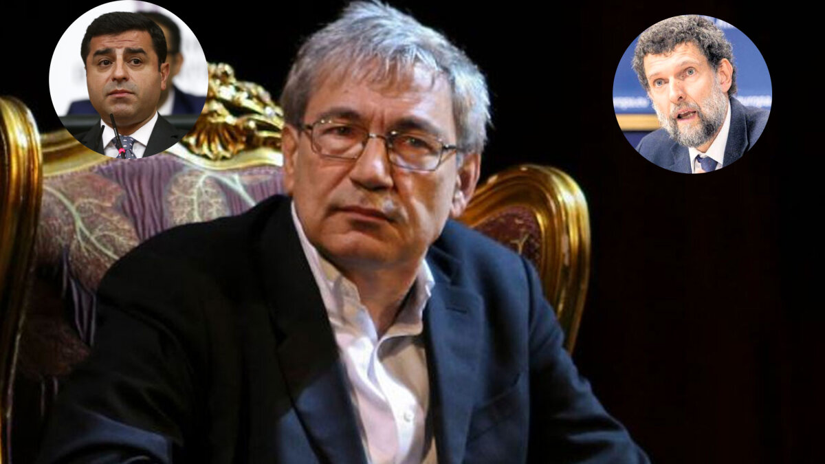 Orhan Pamuk: Kavala ve Demirtaş hapiste yatan cesur insanlar