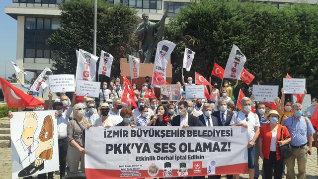 TGB PKK Destekçisi Felsefeciyi Protesto Etti