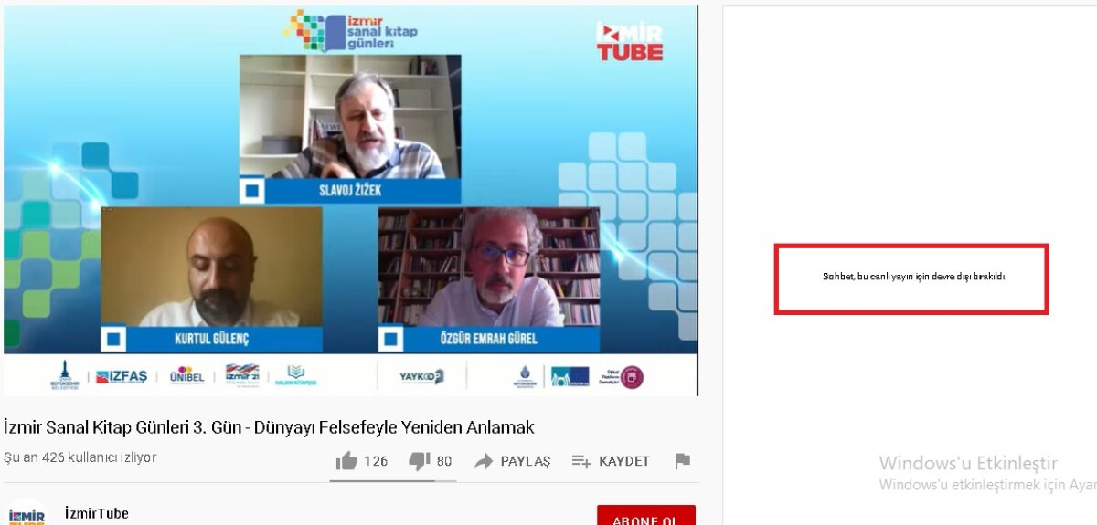 Soyer’in Davetlisi Zizek’ten Açılım Çağrısı