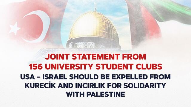 JOINT STATEMENT FROM 156 UNIVERSITY STUDENT CLUBS FOR PALESTINE