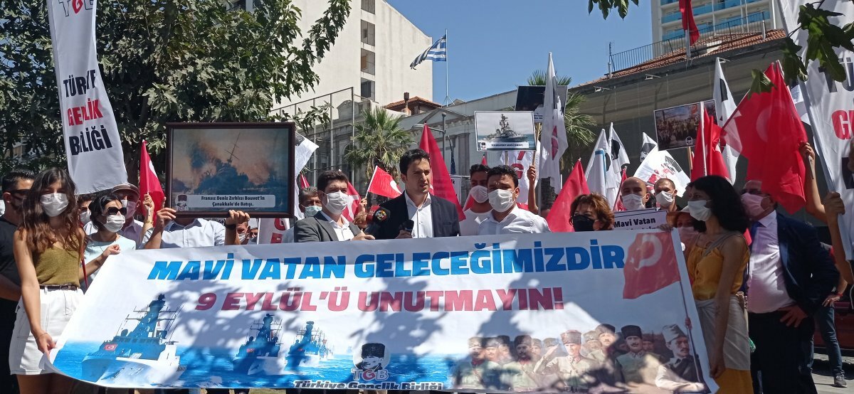 We warned in front of the Consulate Gen. of Greece: Do Not Forget September 9th!