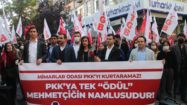 Mimarlar Odası PKK'yı Kurtaramaz. PKK'ya Tek Ödül Mehmetçiğin Namlusudur!