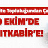 85 Üniversite Topluluğu'ndan Ortak Çağrı