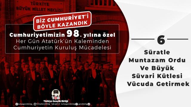 Süratle Muntazam Ordu ve Büyük Süvari Kütlesi Vücuda Getirmek