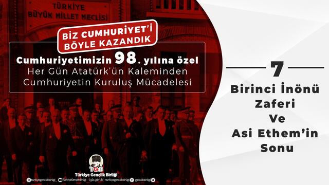  Birinci İnönü Zaferi ve Asi Ethem'in Sonu