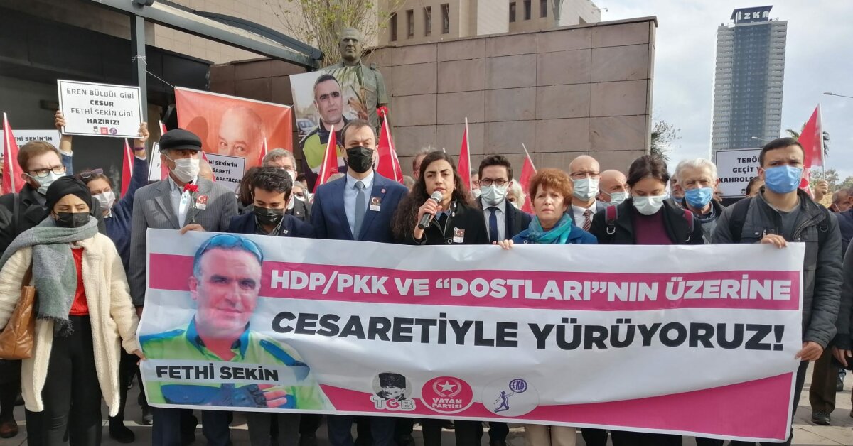 TGB, CKD ve Vatan Partisi Fethi Sekin'i Andı: 'Söz Veriyoruz HDP'yi Kapatacağız!
