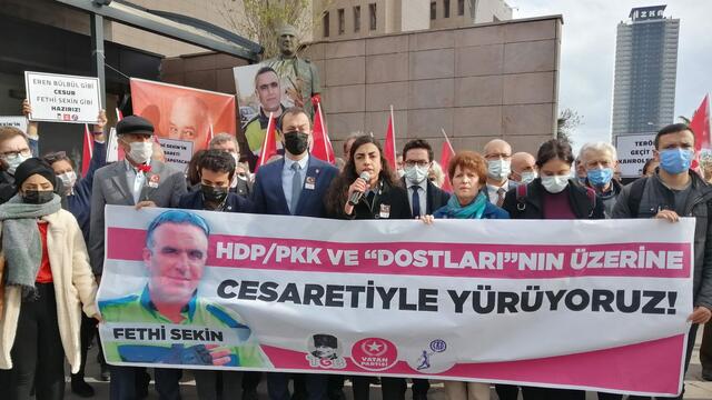 TGB, CKD ve Vatan Partisi Fethi Sekin'i Andı: 'Söz Veriyoruz HDP'yi Kapatacağız!