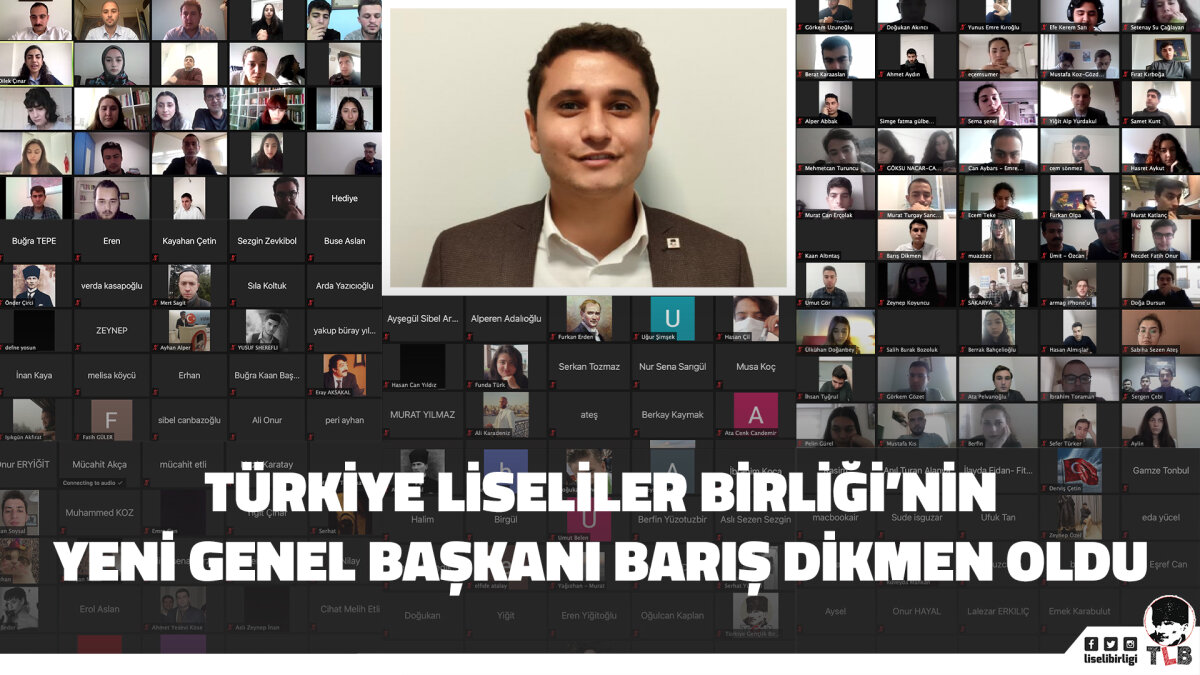 Türkiye Liseliler Birliği Yeni Genel Başkanı Seçti