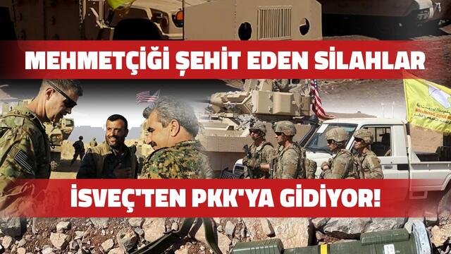 Mehmetçiği Şehit Eden Silahlar İsveç'ten PKK'ya gidiyor