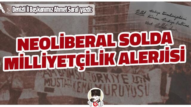 NEOLİBERAL SOLDA MİLLİYETÇİLİK ALERJİSİ