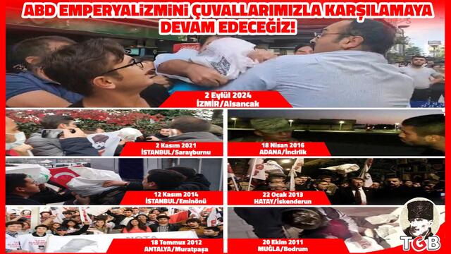 ABD EMPERYALİZMİNİ ÇUVALLARIMIZLA KARŞILAMAYA DEVAM EDECEĞİZ!