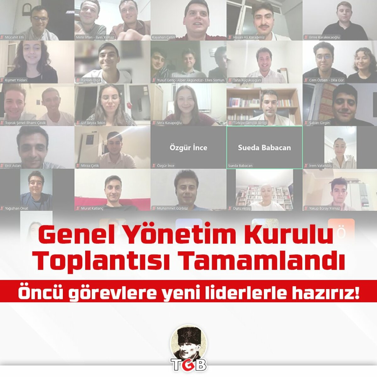TGB, Yeni Önderlerini Seçti