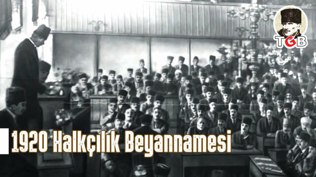 Atatürk'ün Halkçılık Beyannamesi