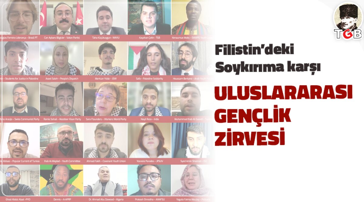 Filistin’deki Soykırıma Karşı Uluslararası Gençlik Zirvesi