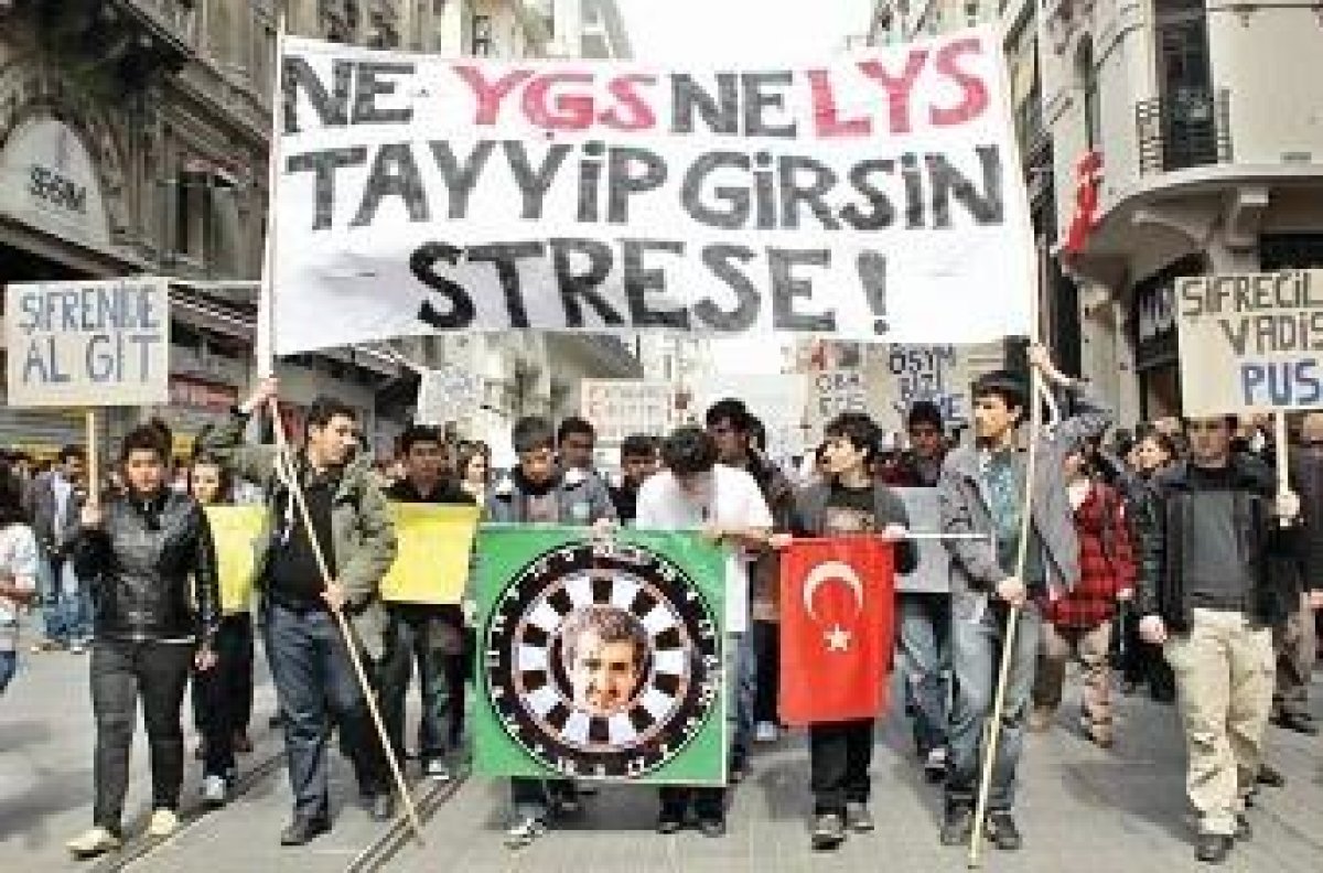 İstanbul'da Yapılan Protesto