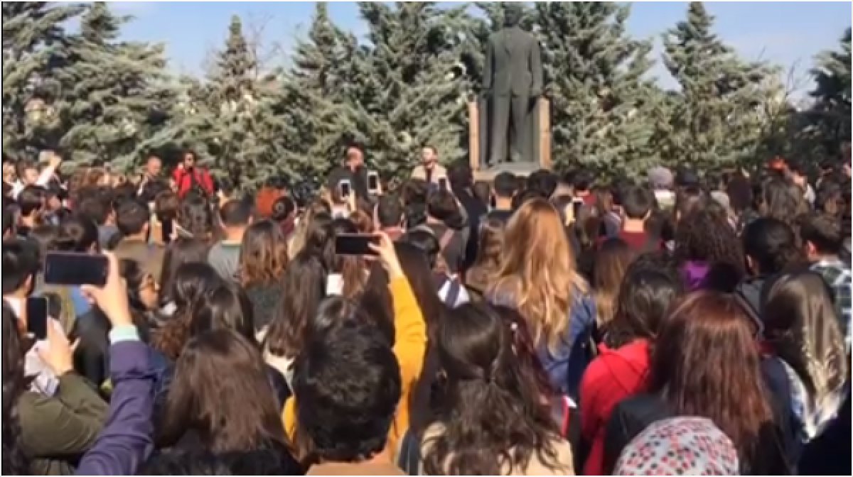 Ankara Üniversitesi Öğrenci Konseyi'nin Gerçekleştirdiği Eylem