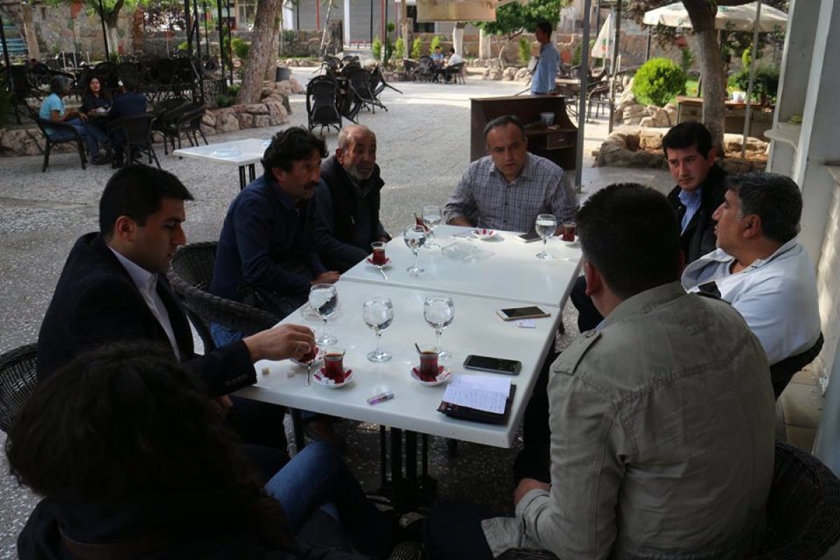 Kilis’in tanınmış esnaflarıyla görüşme.